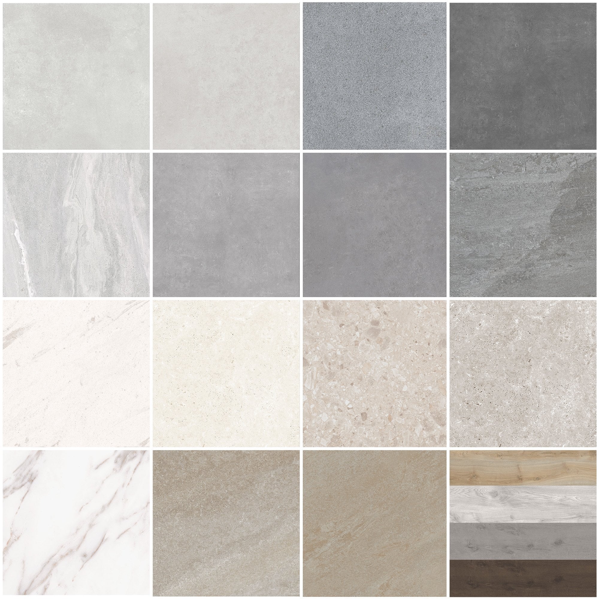 Tokyo White 24x24x2cm Porcelain Paver | STONELUX