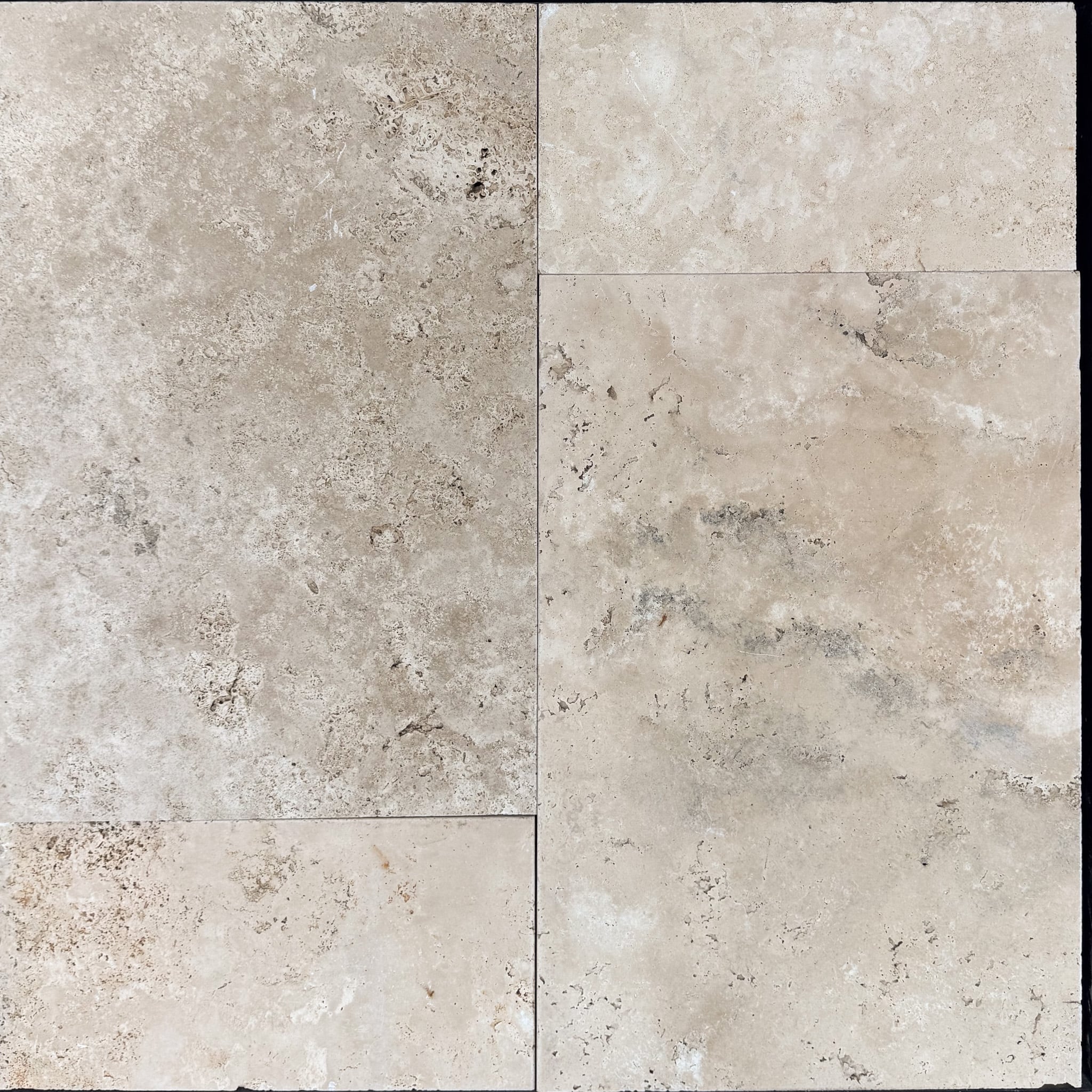 Ivory Travertine French Pattern 3CM Paver - Select | STONELUX