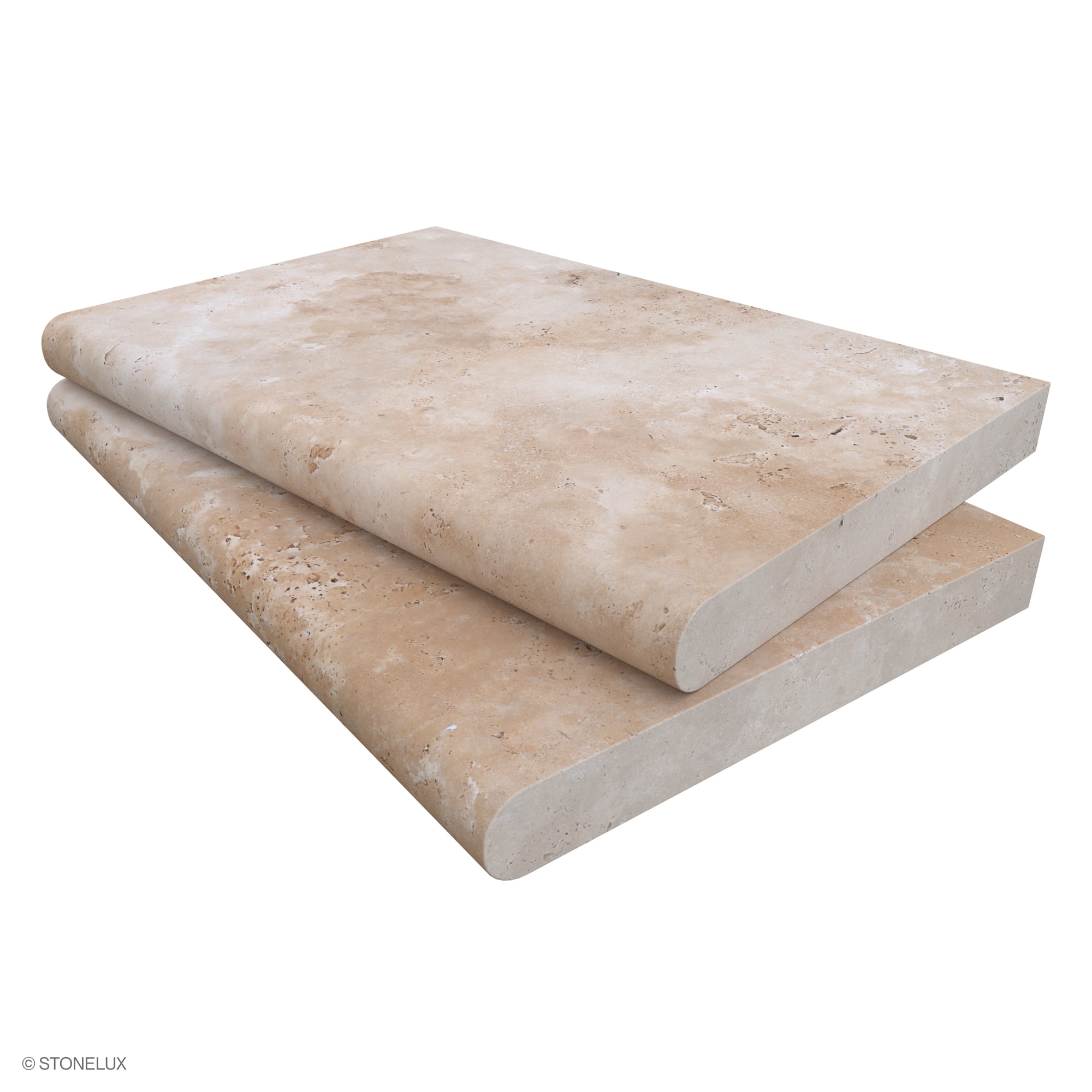 Arctic Grey Marble 16x24x2 2IN Bullnose Coping | STONELUX